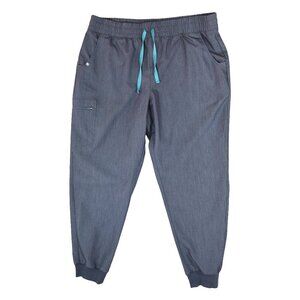 FIGS Technical Collection Jogger Pants Size XXL Gray Stretch Utility Scrub Style